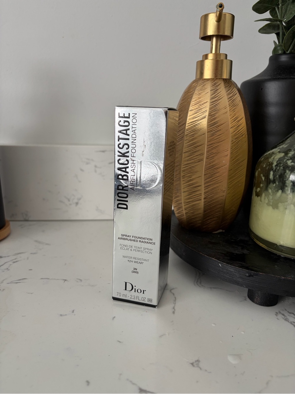Dior Backstage Airflash Foundation - Silver Packaging shade 3w new in box